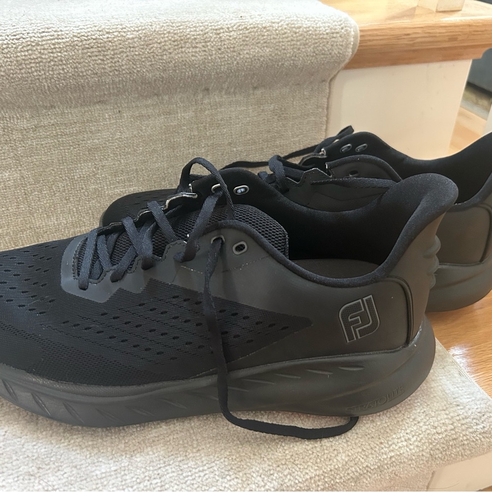 Brand New Black FootJoy Golf Shoes, 11-Wide